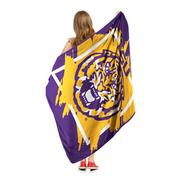 LSU Northwest Dimensional Micro Raschel Throw